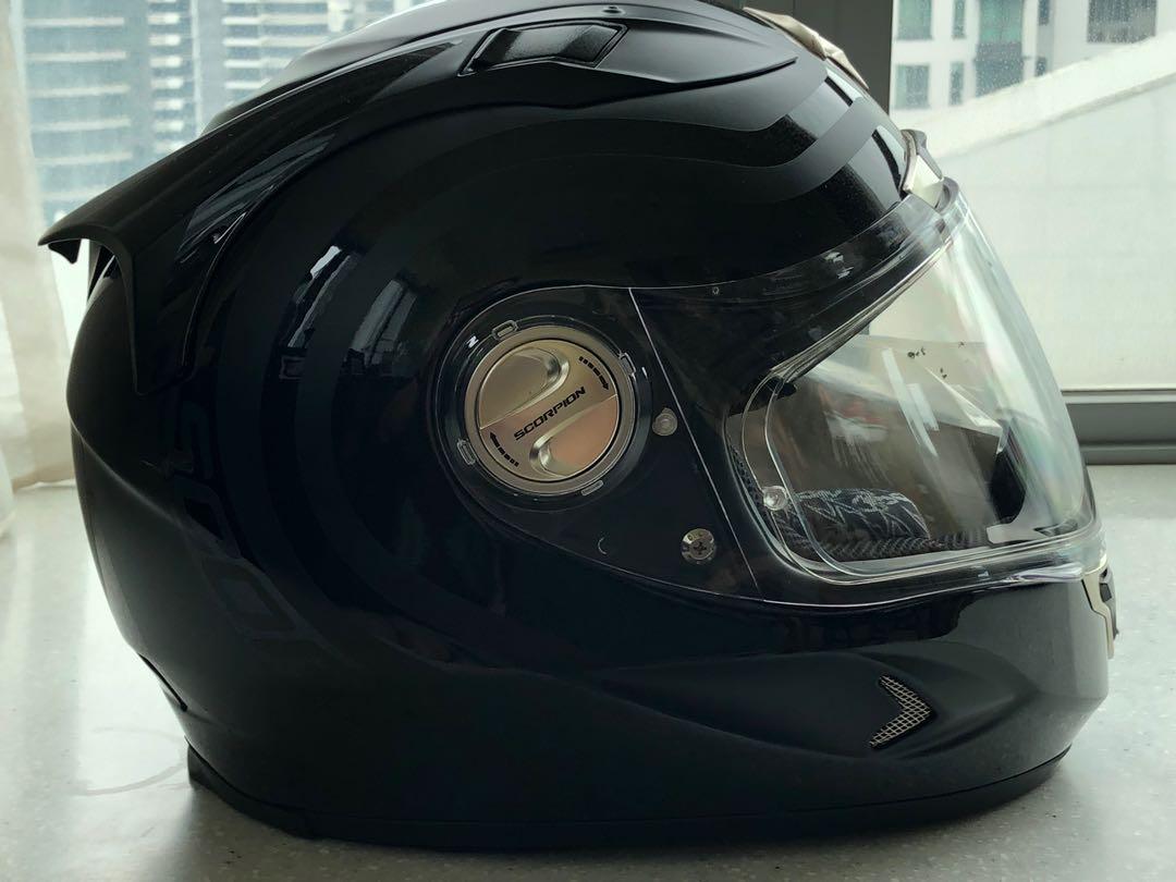 Scorpion helmet exo 1000 air size S, Motorcycles, Motorcycle Accessories on  Carousell