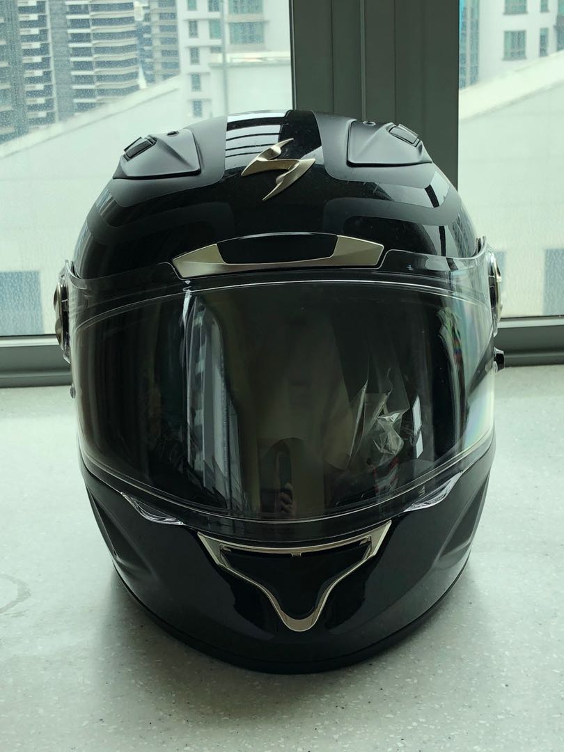 Scorpion helmet exo 1000 air size S, Motorcycles, Motorcycle Accessories on  Carousell