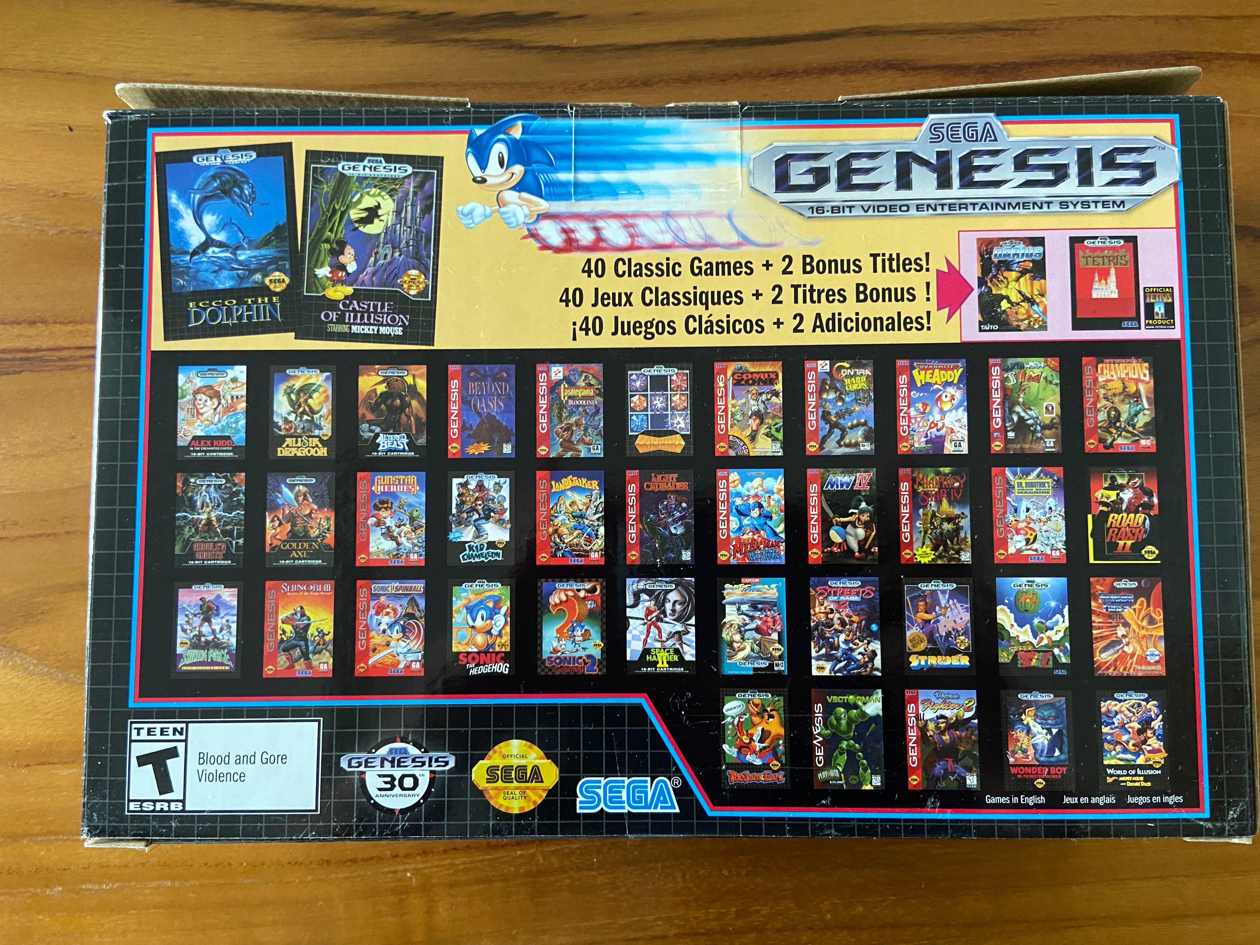 List of sega genesis mini games top