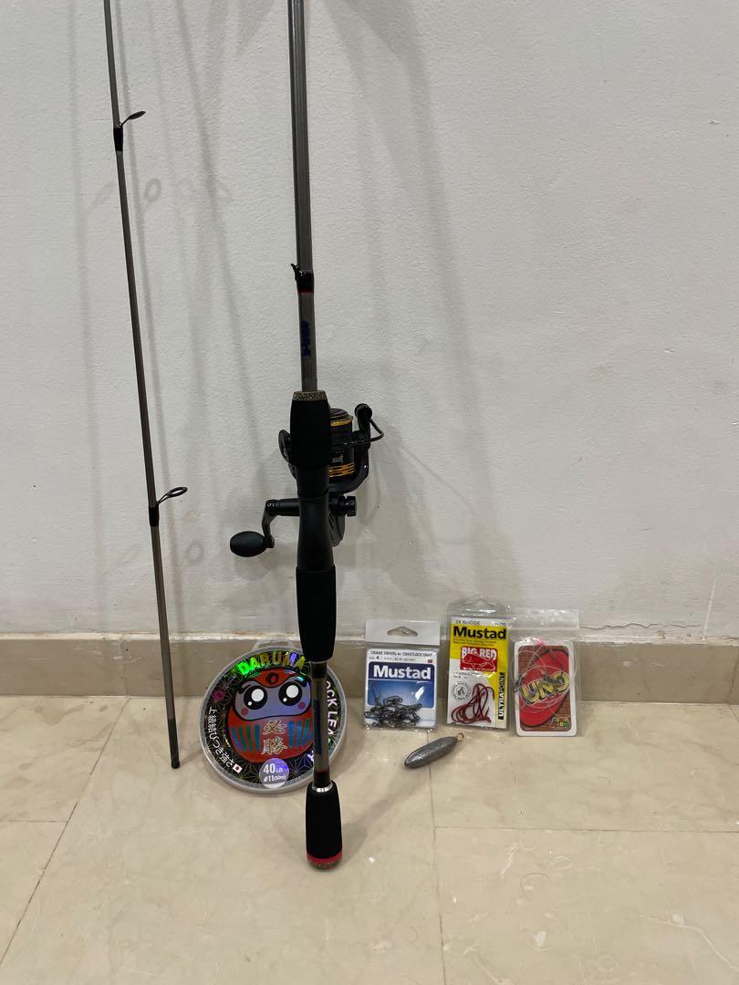 SGFR Aqua-X Fishing Rod + Kastking Lancelot 3000 Reel | Kohaku Shock ...