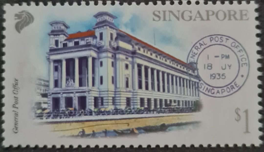 Singapore Stamp 2000 POSTAL LANDMARK SINGAPORE Miniature Sheet Mint