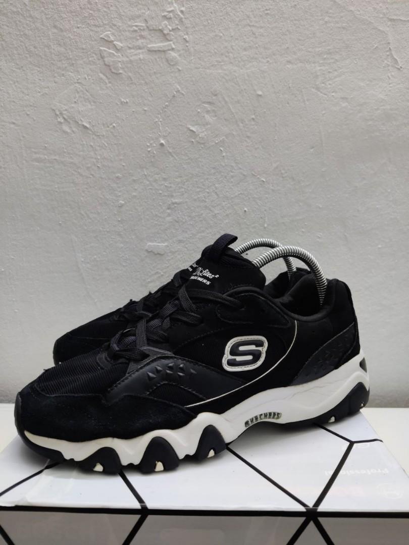 Skechers d shop lites 2 black