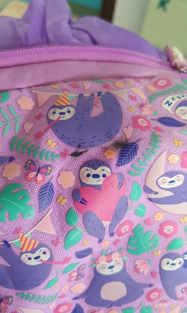 Smiggle online sloth bag