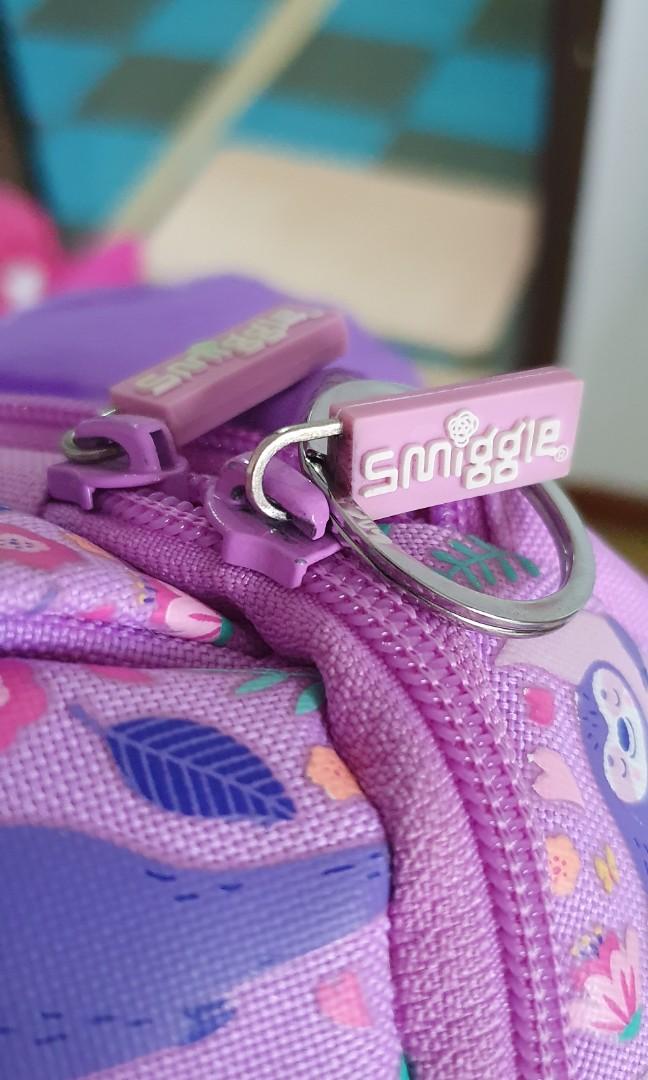 Smiggle sloth bag with hoodie