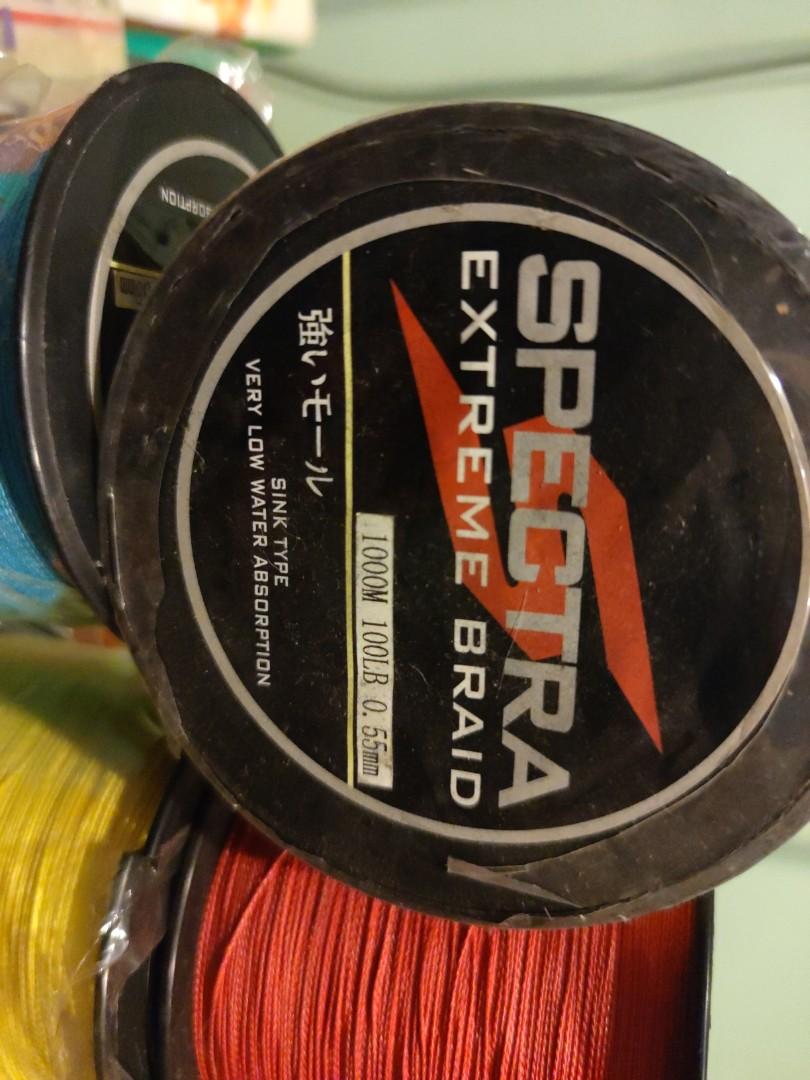 Spectra extreme braid 1000 meters X 12 spools and 1 free, Sports