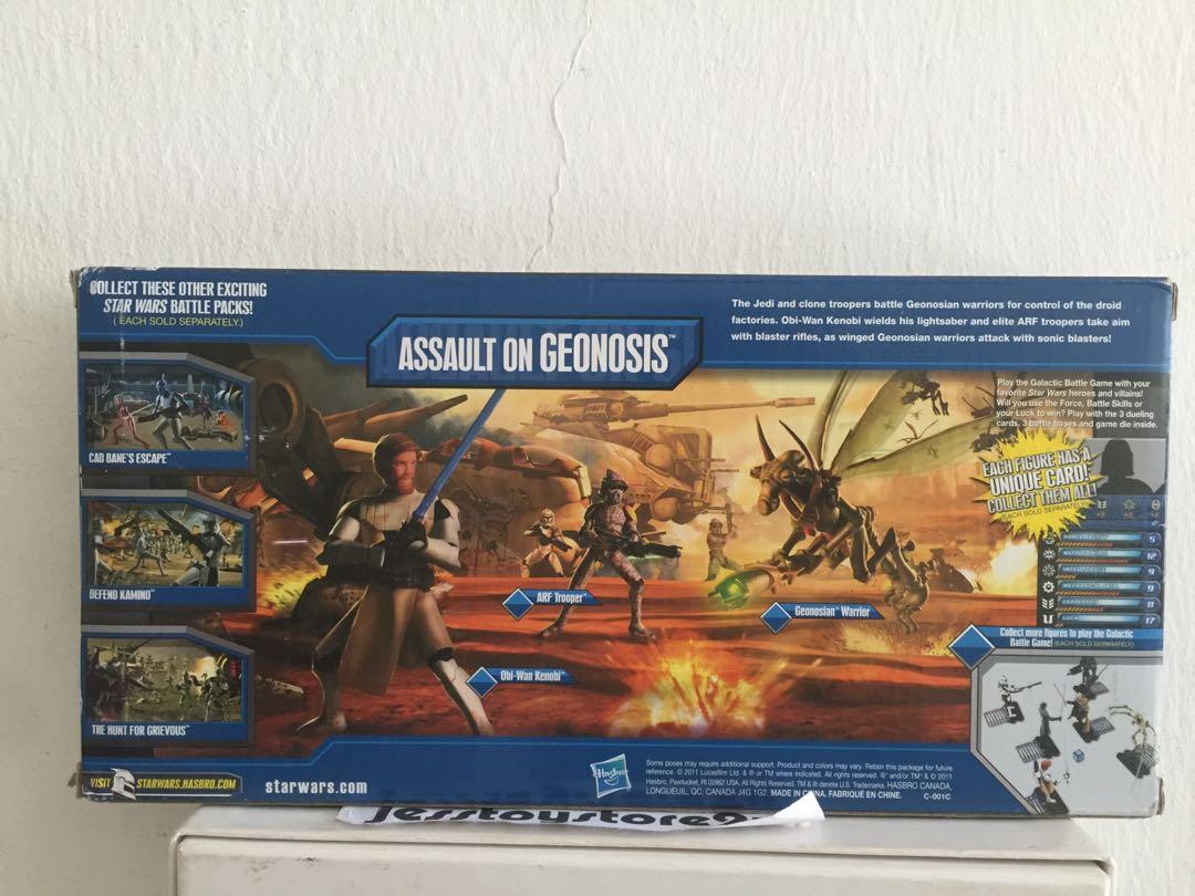 Star Wars Clone Wars Assault On Geonosis Battle Packs 2011