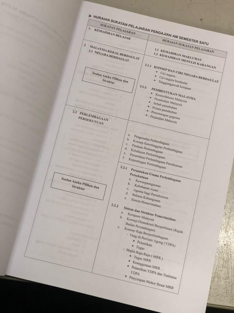 STPM Pengajian Am 900/1 Semester 1, Books u0026 Stationery, Books on 
