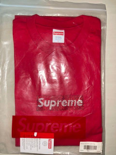 Supreme swarovski red sale