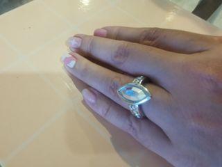 Swarovski Giant marquise ring