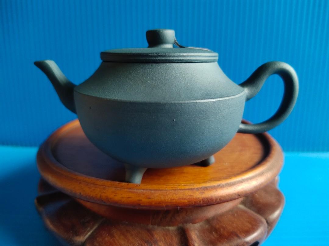 大流行中！ 紫砂壺/手作り/底溝清竹段壺/家庭用ティーポット （Teapot 紫砂 工芸品