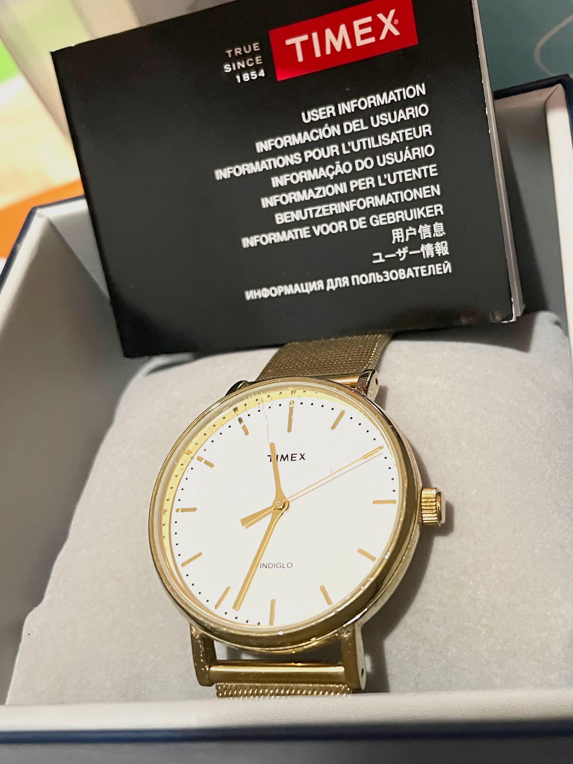 Timex Fairfield mesh Bracelet Carousell