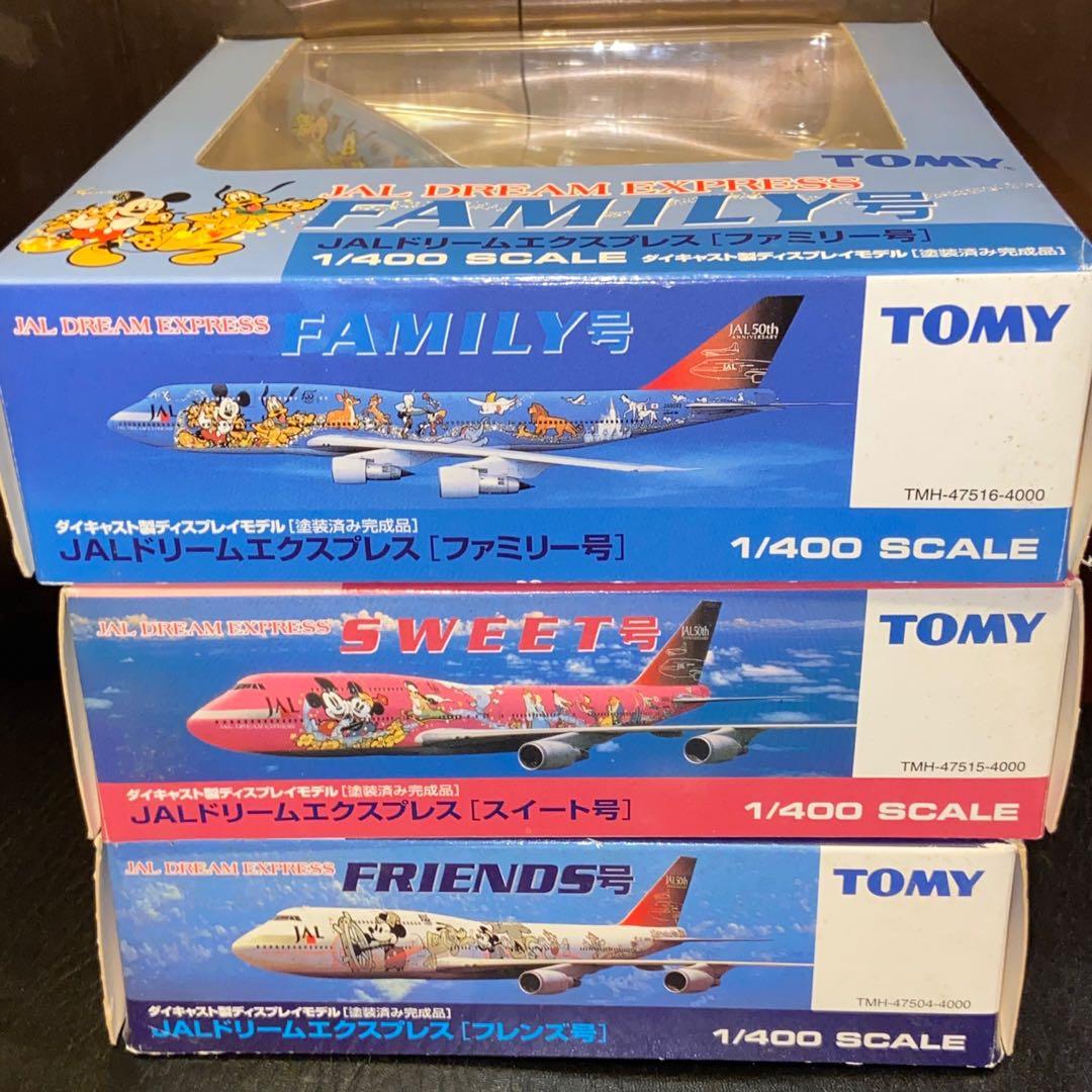 Tomy disney 迪士尼1/400 1:400 Japan Airlines JAL WAYS dream