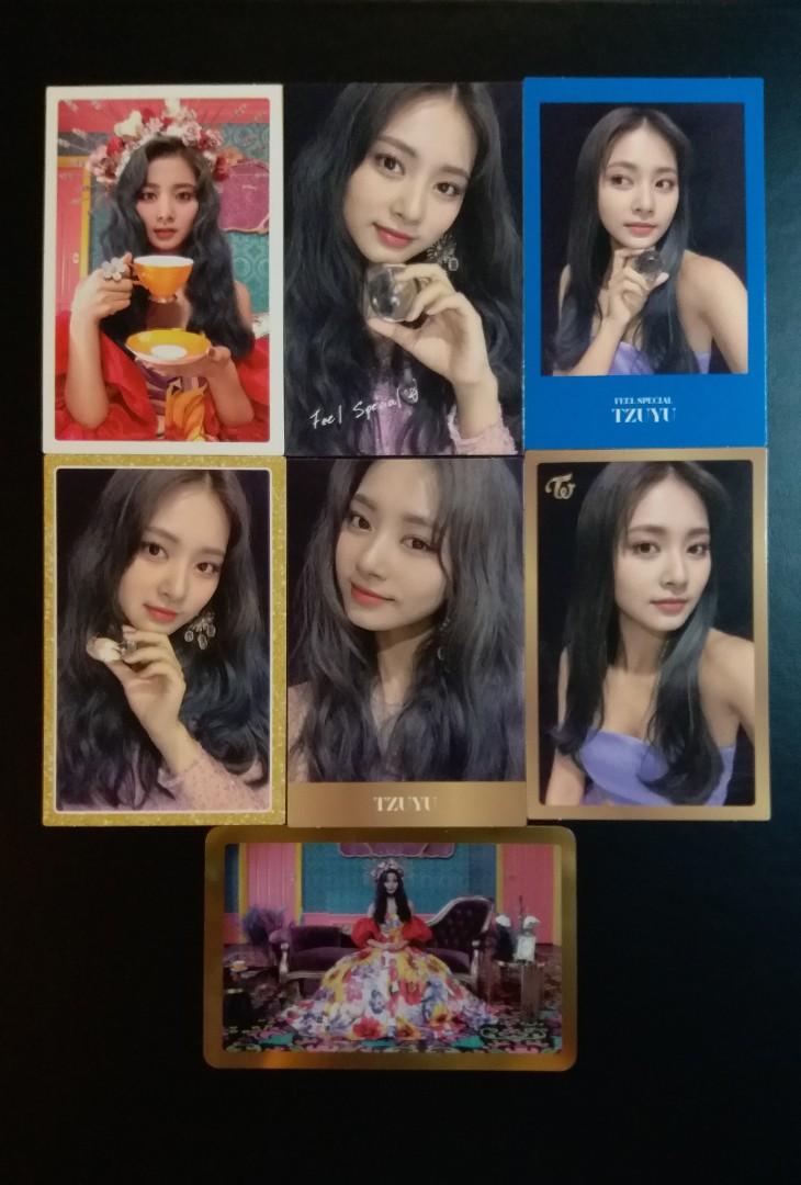 Twice feel special tzuyu 子瑜小卡7張, 興趣及遊戲, 收藏品及紀念品