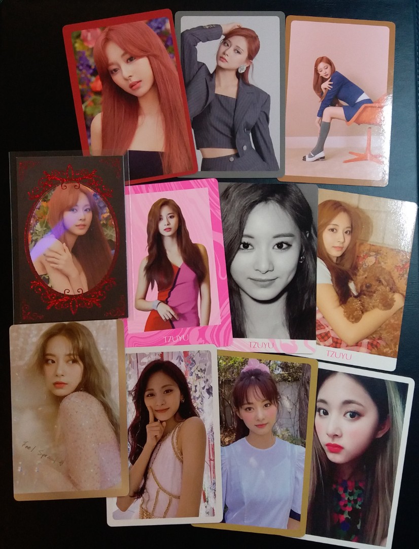 Twice tzuyu 子瑜小卡11張, 興趣及遊戲, 收藏品及紀念品, 韓流- Carousell