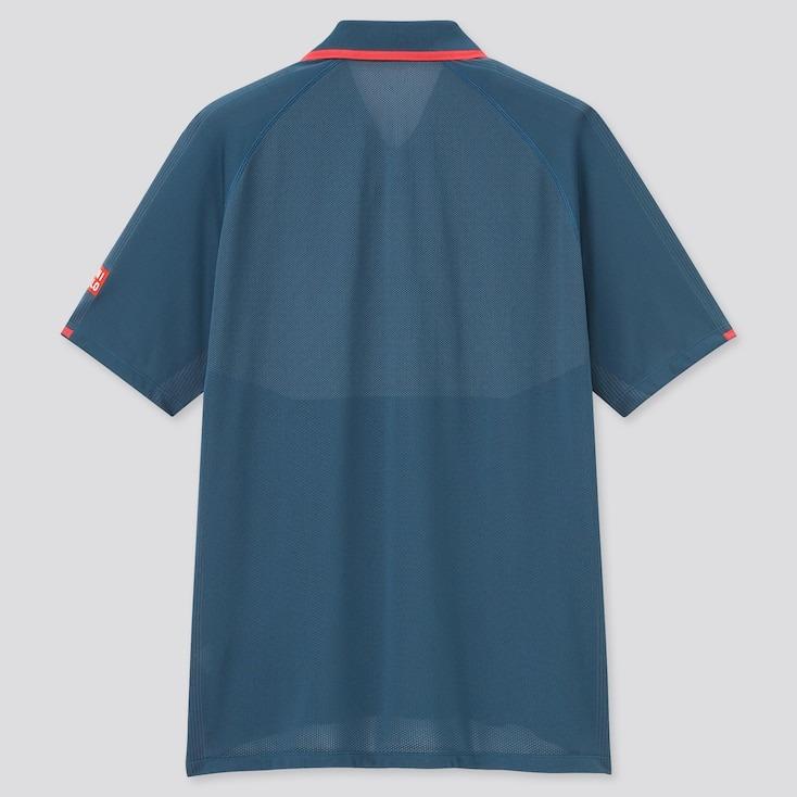 UNIQLO Roger Federer 2021 French Open Dry EX Polo Shirt Blue