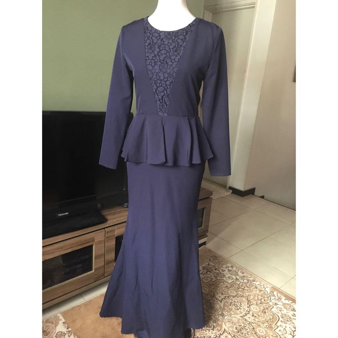 Peplum on sale dress muslimah