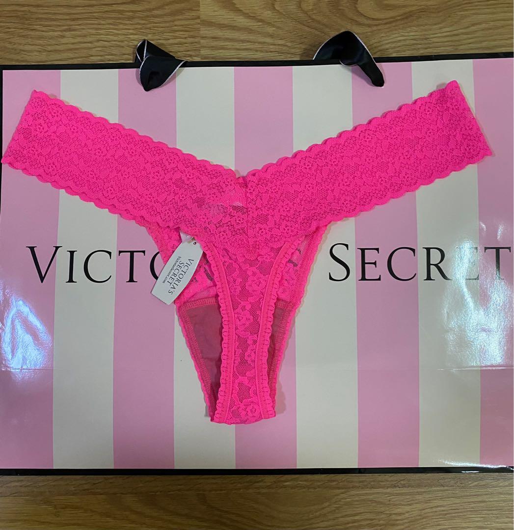 Victoria's Secret Black Very Sexy Thong Panty, Women's Fashion, New  Undergarments & Loungewear on Carousell
