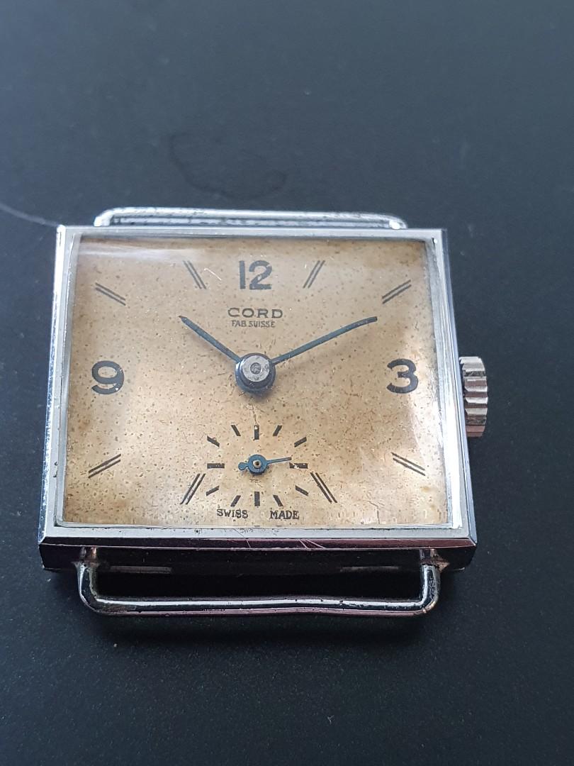 Vintage Cord Manual Winding Watch Luxury Watches on Carousell