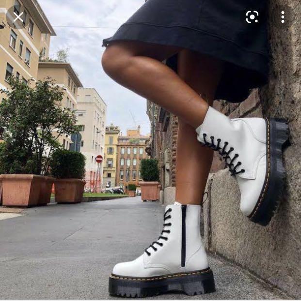 dr martens jadon white size 7