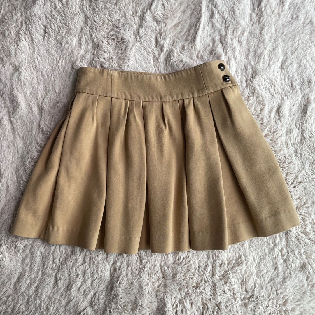 Short pleated 2025 skirt zara