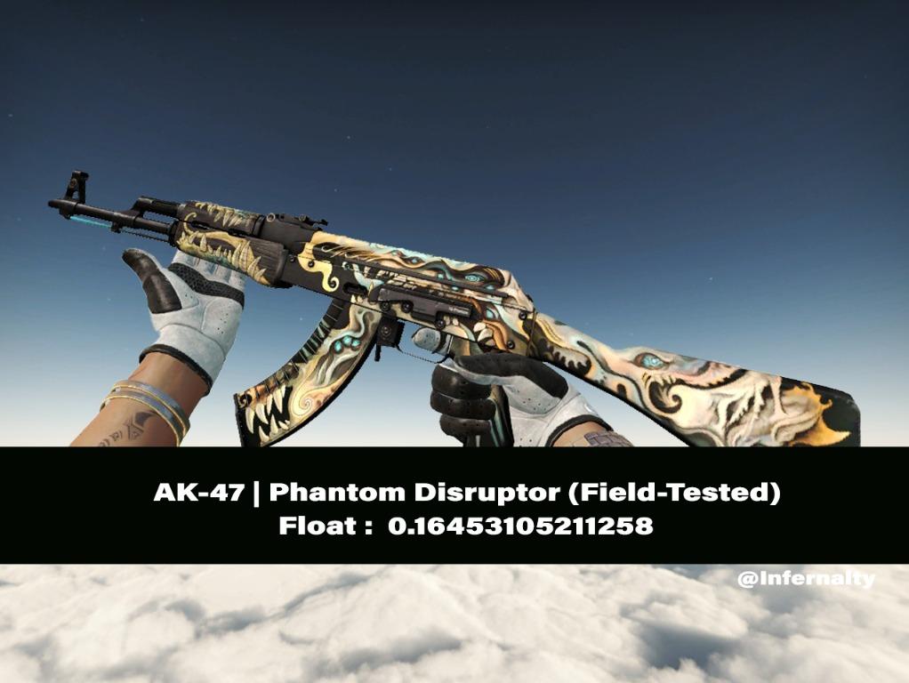 (0.16FV) AK47 Phantom Disruptor FT CSGO SKINS KNIVES, Video Gaming