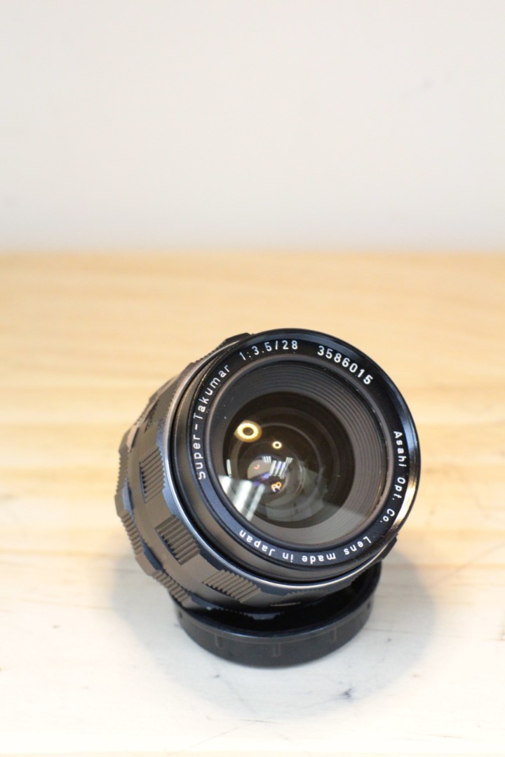 廣角Super Takumar 28mm 3.5 m42鏡頭接口後期版, 攝影器材, 鏡頭