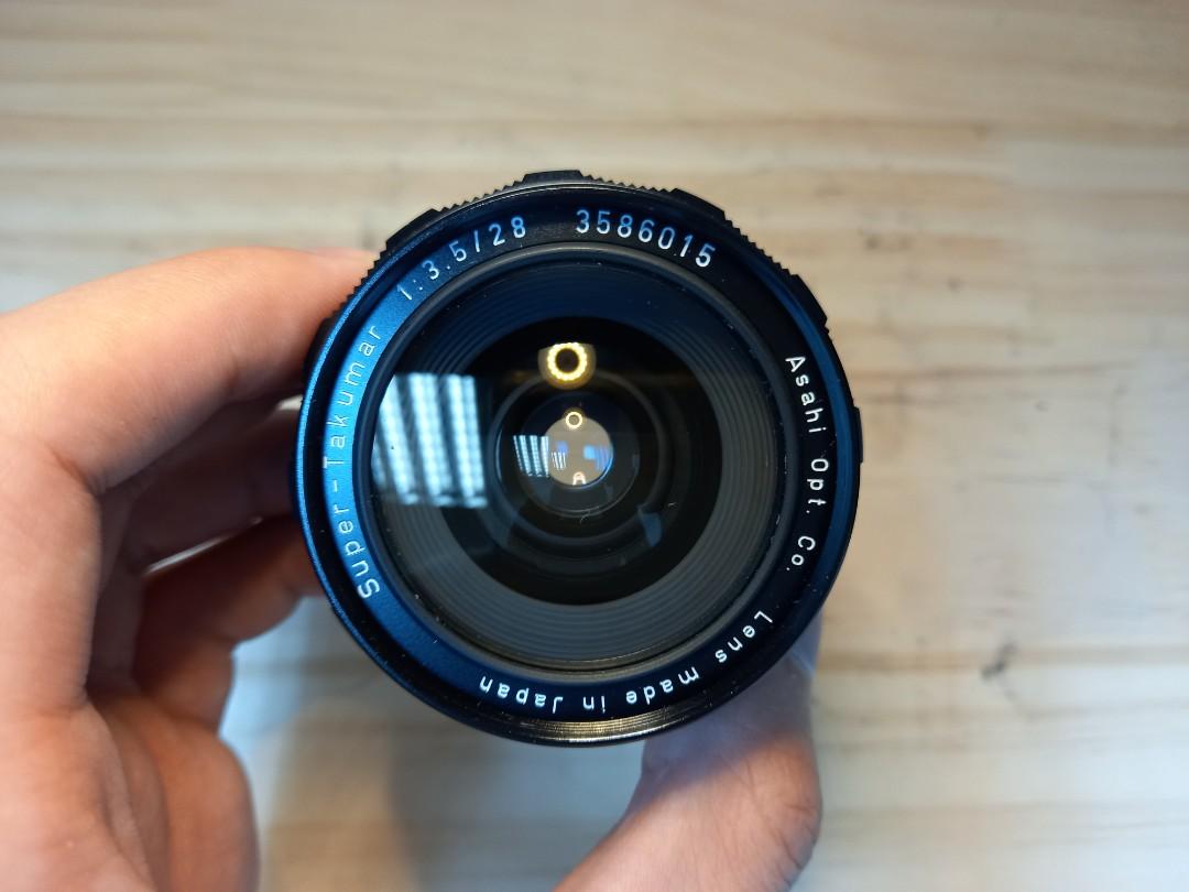 純正付属品付　SUPER TAKUMAR 50mm f1.4 m42マウント 美品 「美品 M42 アトムレンズ代表格 Super-Takumar 50mm F1.4 純正前後