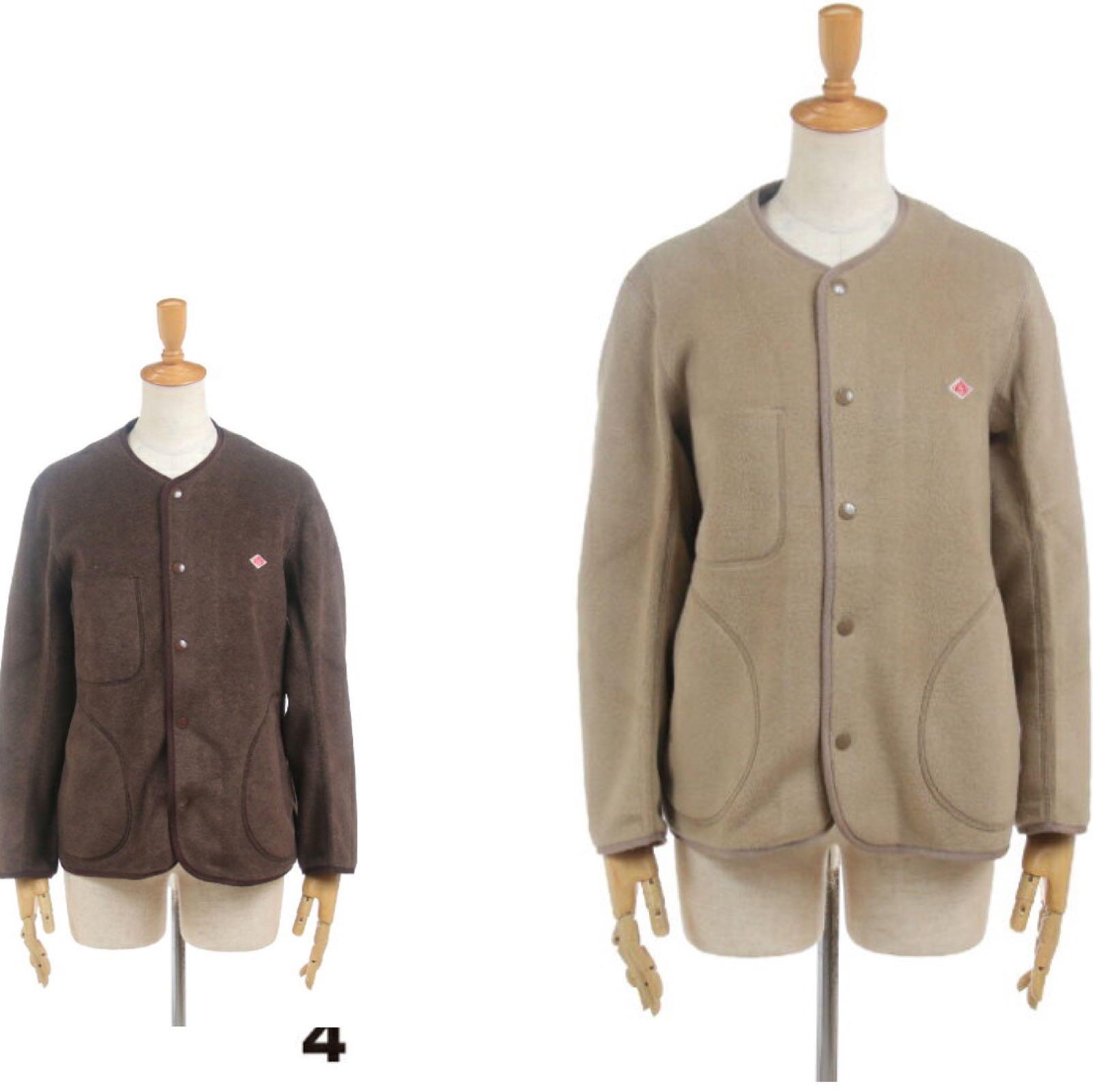 🇯🇵日本直送代購【 DANTON 】 Fleece Collarless Jacket🇯🇵日本製 ...