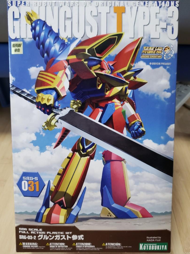 壽屋轟格殊古倫加斯特三式og Srw 機戰全新 興趣及遊戲 玩具 遊戲類 Carousell