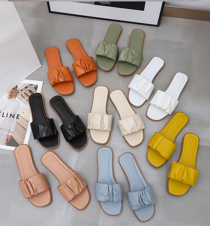 MALAYSIA STOCK LF SK34324 FLAT SANDALS CUTE DAILY CASUAL