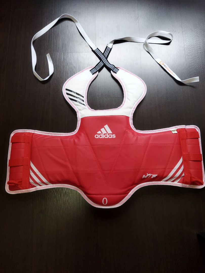 Adidas Taekwondo Chest Guard, Sports Equipment, Other Sports Equipment