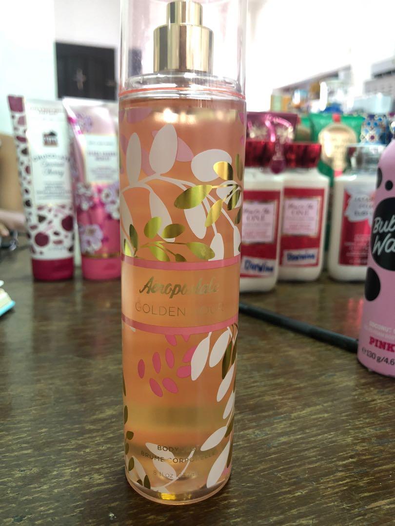 Aeropostale golden new arrivals hour body mist