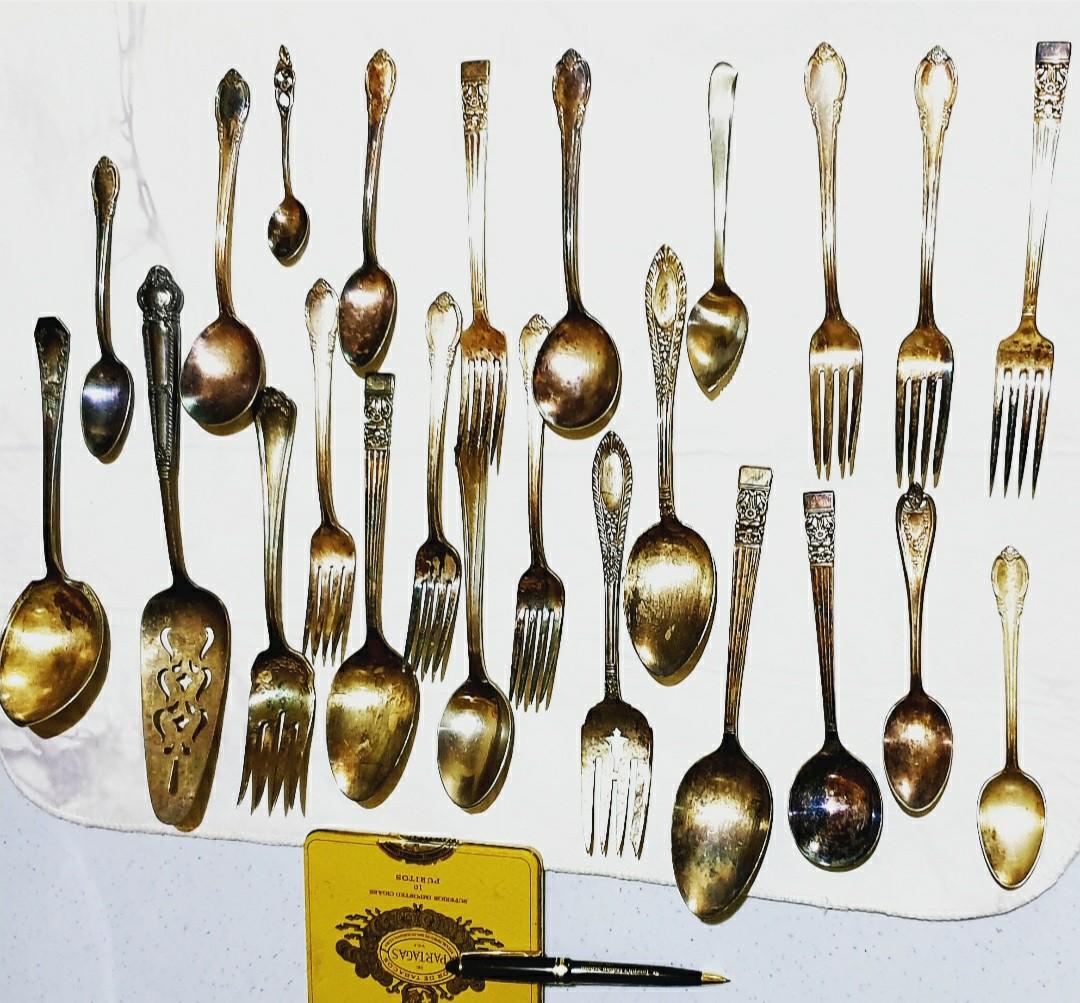 Antique spoons and forks online