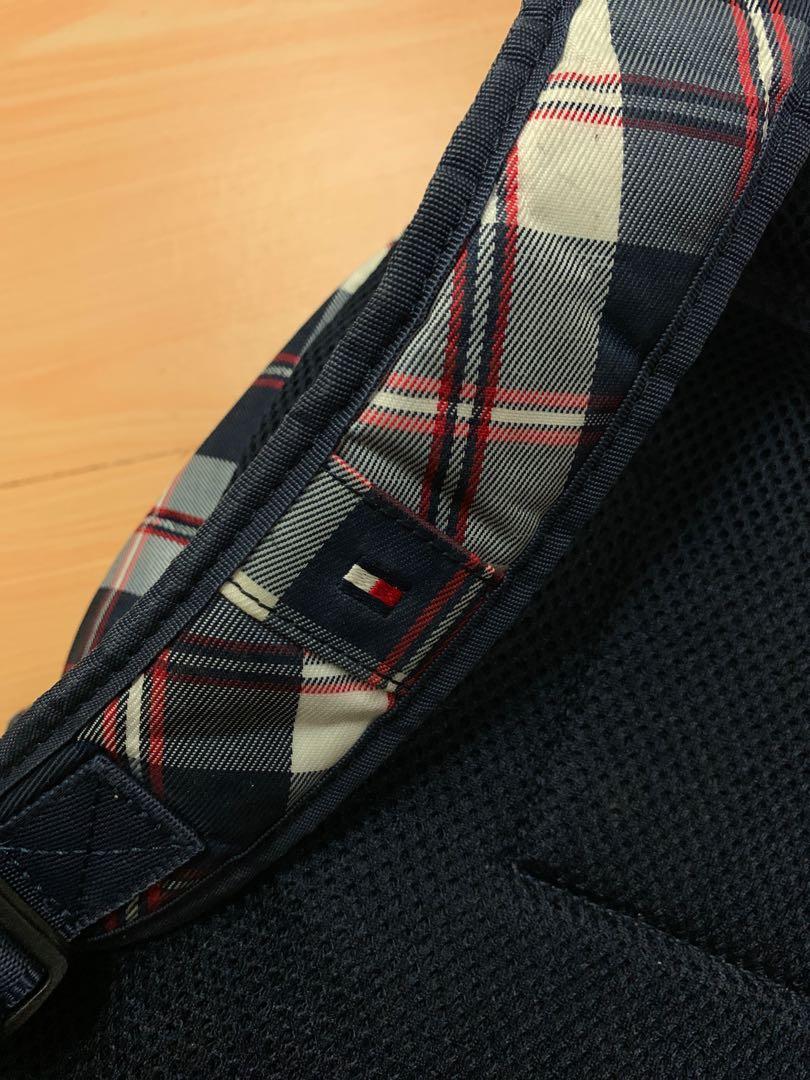 tommy hilfiger plaid backpack