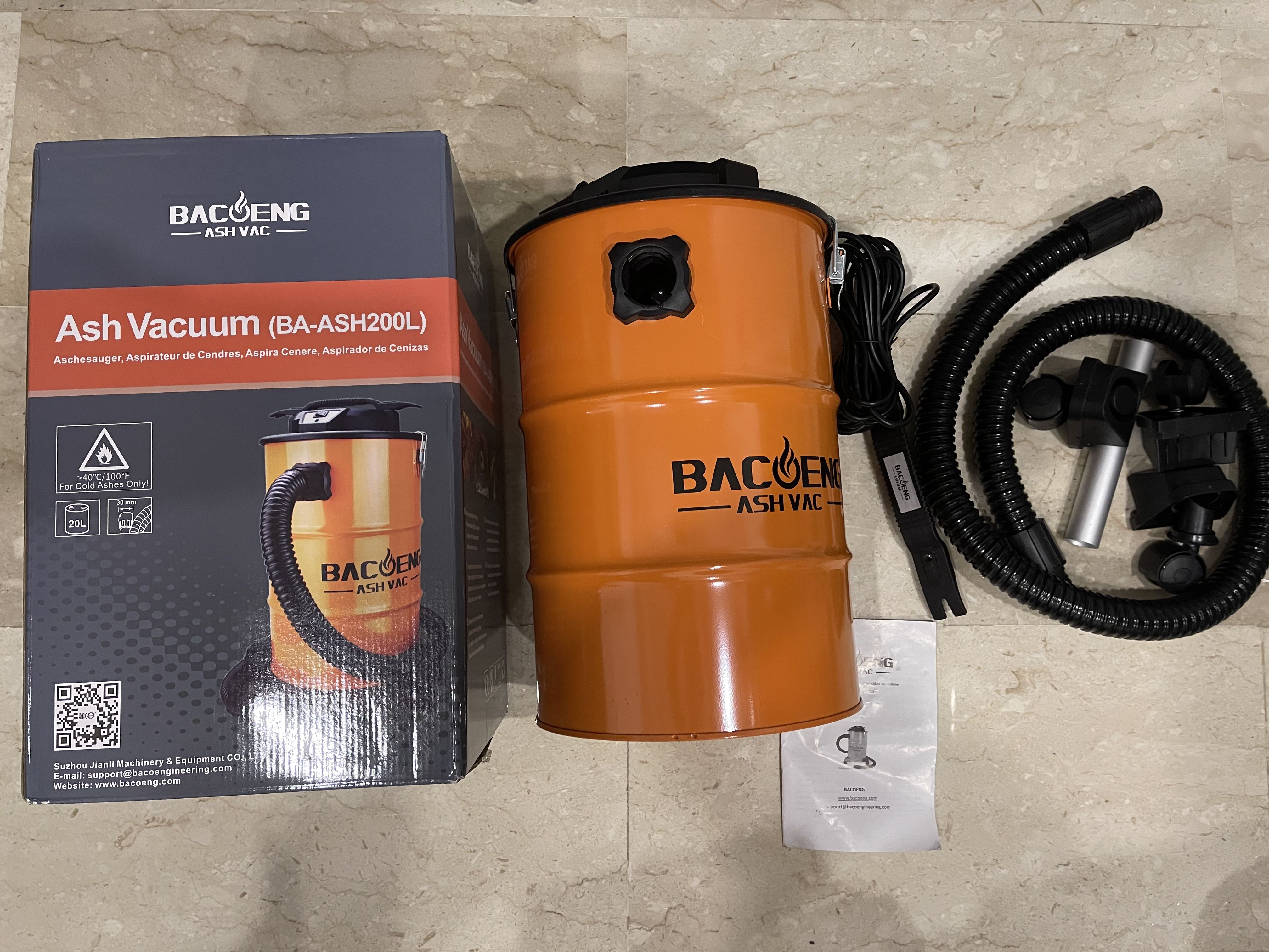 Bacoeng Ash Vacuum, Furniture & Home Living, Cleaning & Homecare