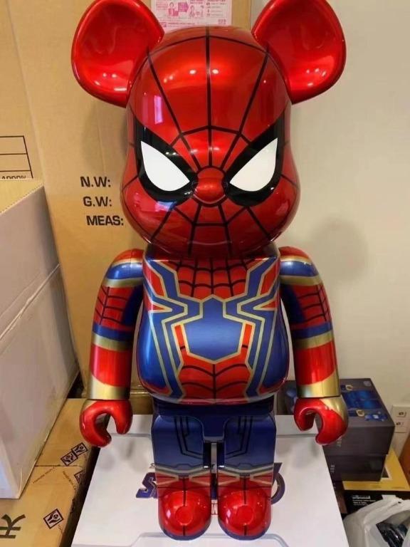Bearbrick Iron Spider-Man 1000%, Hobbies & Toys, Toys & Games on ...