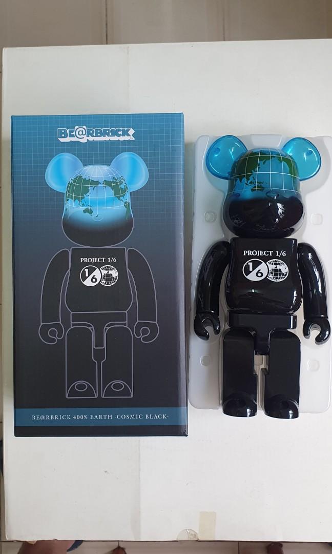 MEDICOM TOY - BE@RBRICK EARTH 400％ COSMIC BLACK BE@RBRICK EARTH 400％ COSMIC BLACK（MEDICOM TOY - BE@RBRICK