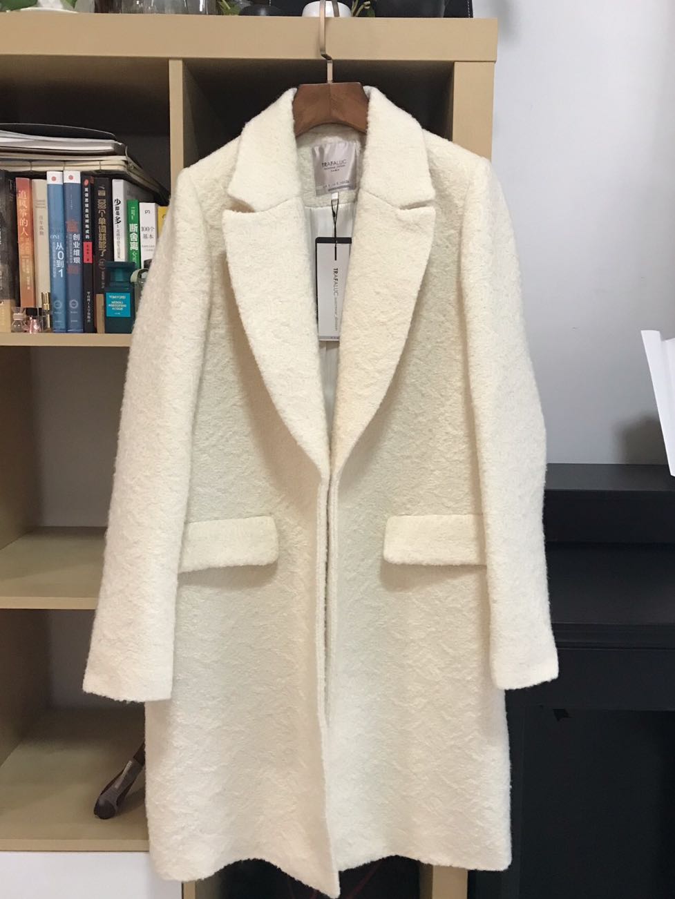 BNWT ZARA Cream White Wool Coat Women s Fashion Coats Jackets