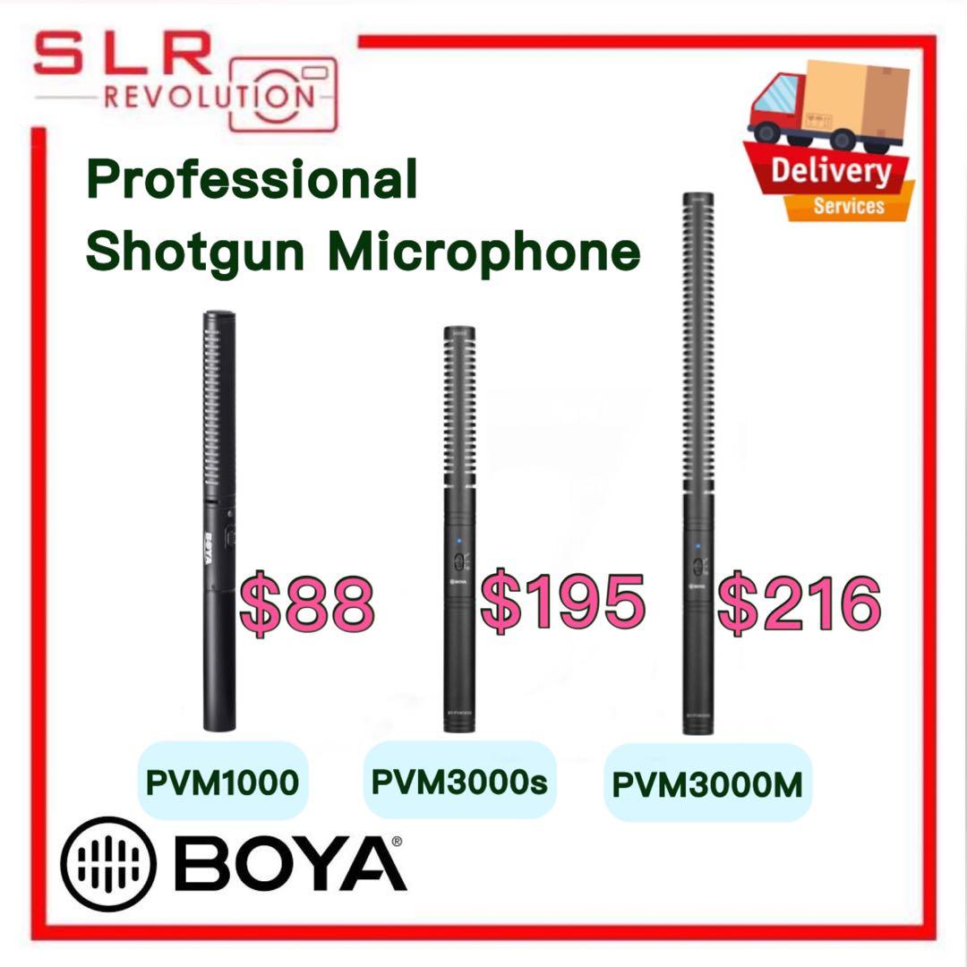 BOYA BYPVM1000 Professional Shotgun Microphone/BYPVM3000S Modular