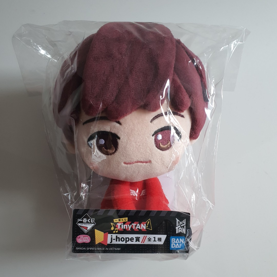 BTS Tinytan Ichiban Kuji JHope Plush, Hobbies & Toys, Memorabilia & Collectibles, Fan