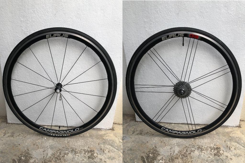 Campagnolo Eurus G3 wheelset 700c made in Italy