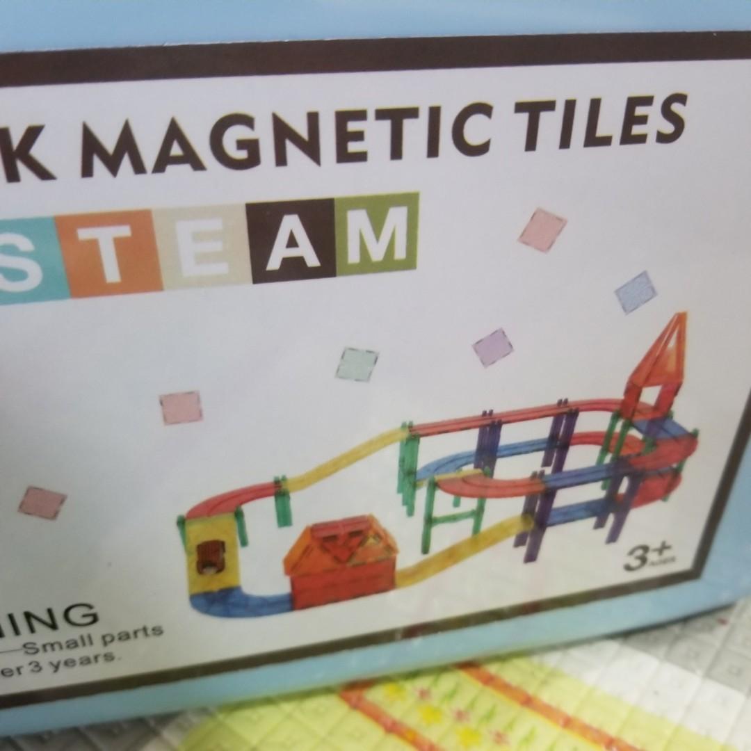 magna tiles car track