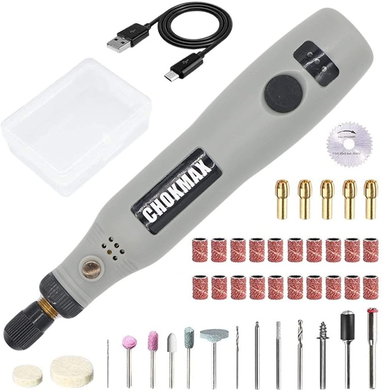 CHOKMAX Cordless Rotary Tool, 3.7V Liion MRT22DC Mini Rotary Multi