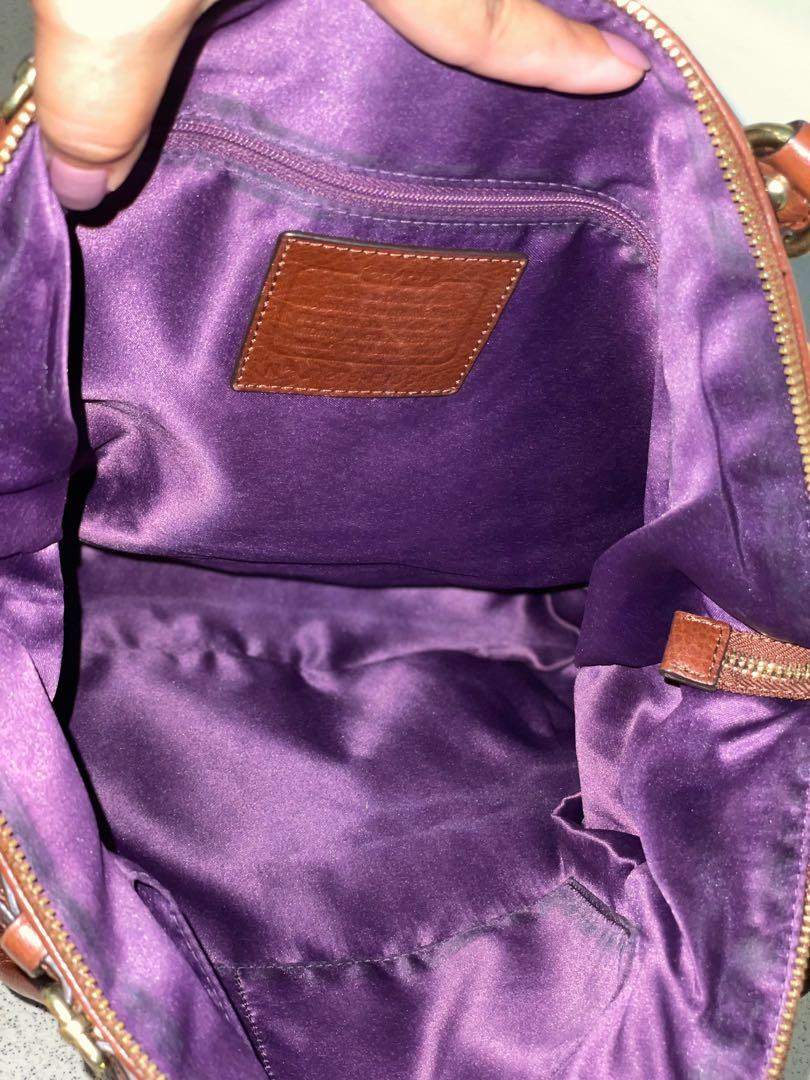 Coach Leather bag, Luxury, Bags & Wallets on Carousell