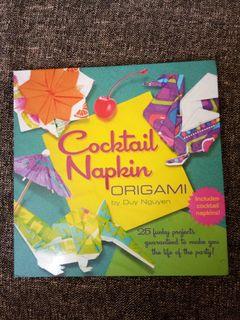 Cocktail Napkin Origami hardcover