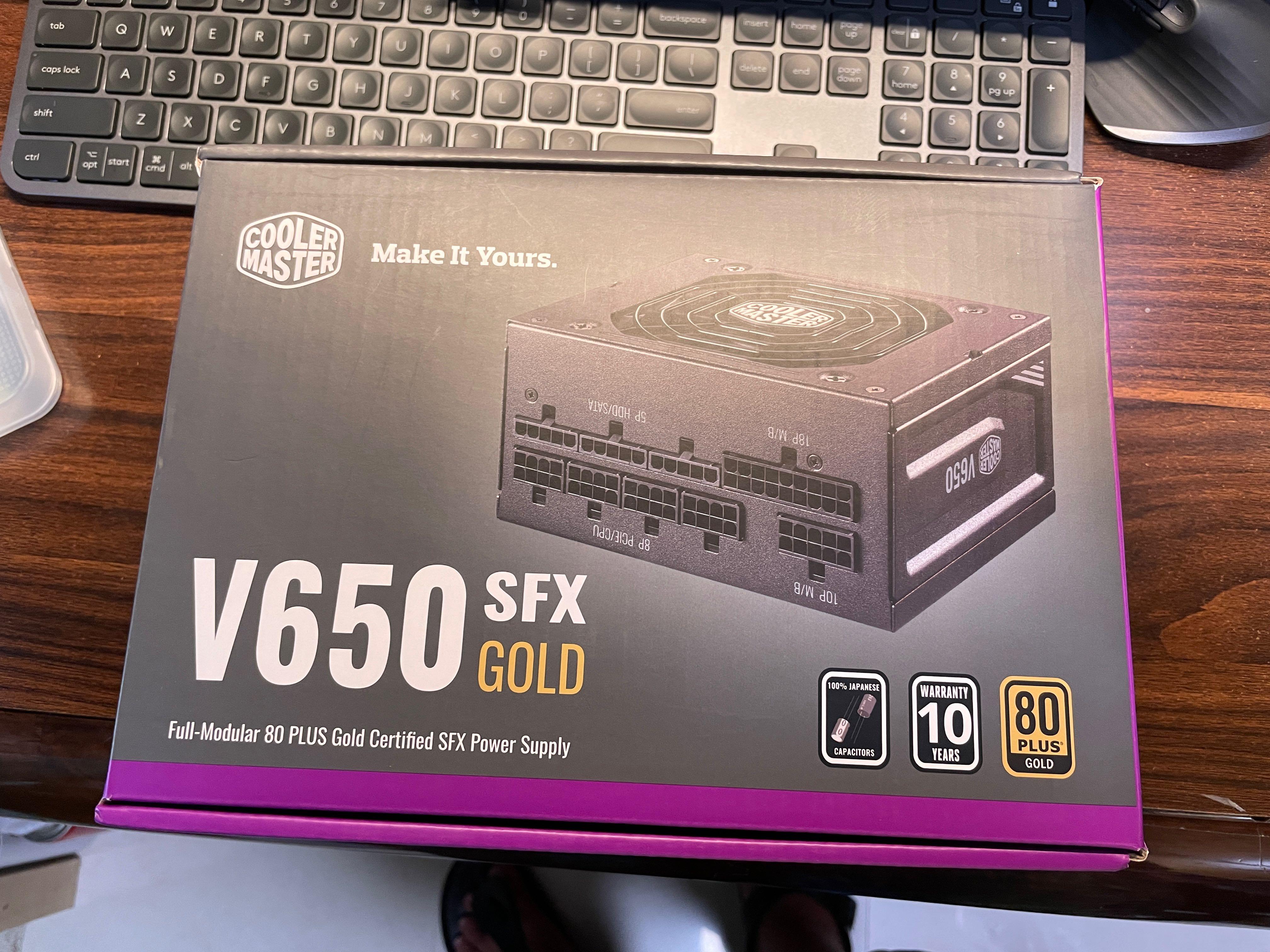 Cooler Master V650 SFX GOLD PSU power 電源, 電腦＆科技, 電腦周邊及