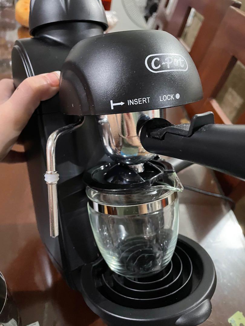 Cpot 5 Bar Pressure Personal Espresso Coffee Machine Maker Steam, TV