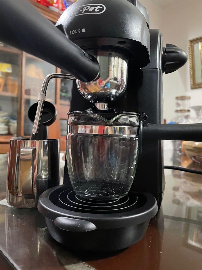 Cpot 5 Bar Pressure Personal Espresso Coffee Machine Maker Steam, TV