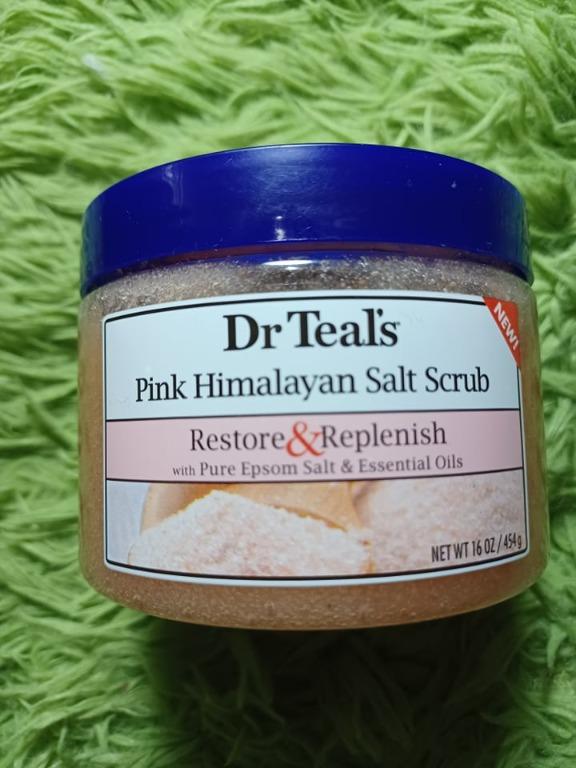Dr. Teal's Pink Himalayan Salt Scrub, Beauty & Personal Care, Bath