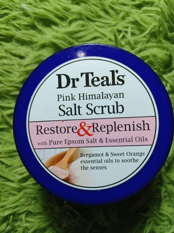 Dr. Teal's Pink Himalayan Salt Scrub, Beauty & Personal Care, Bath